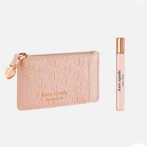 💙 Kate Spade New York Eau de Perfume Travel Spray 0.25 Oz/Card Zipper Pouc…